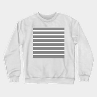 Grey and White Stripes Crewneck Sweatshirt